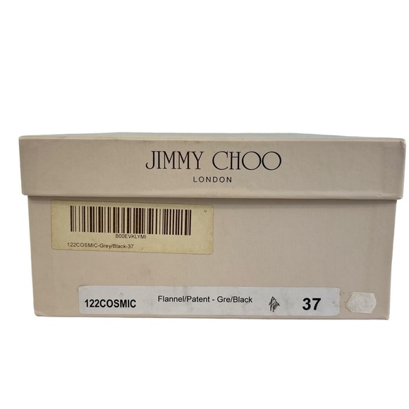 Jimmy Choo Cosmic Sequined Platform 120mm Heels Women’s 37 US 7 in Black - Picture 15 of 15